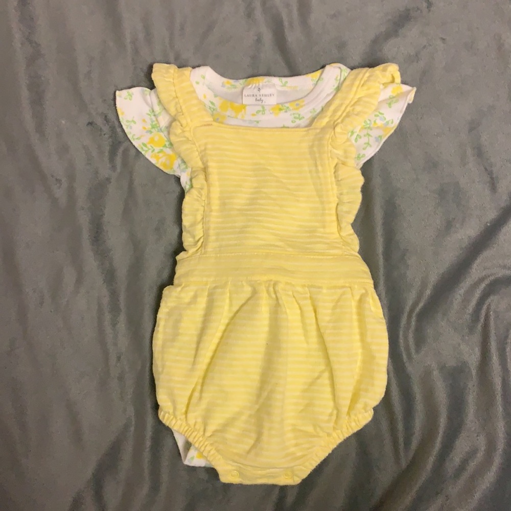 Cat & Jack and Laura Ashley onesie romper